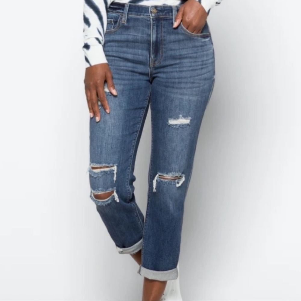 STUDIO BLUE Rocky High Rise Boyfriend Jean